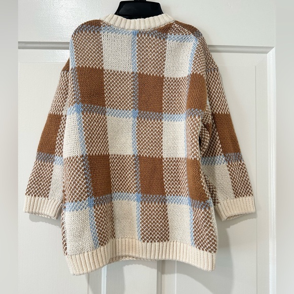 H & M toddler boys kids thick knit pattern sweater - Picture 6 of 9